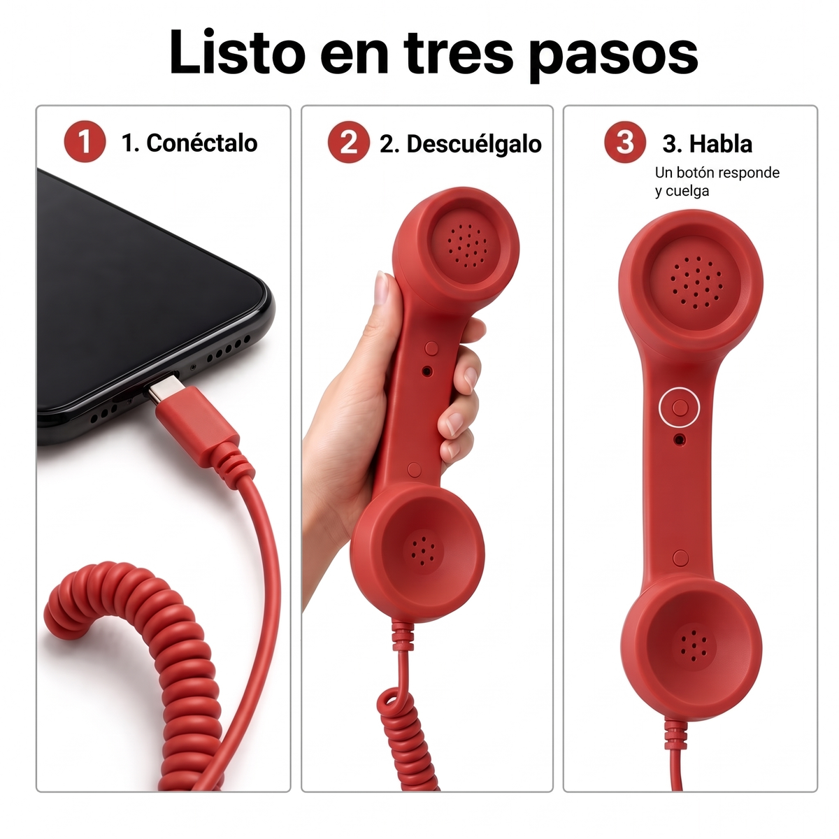 Teléfono Retro para Smartphones